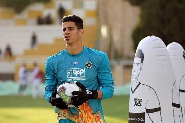 Saeid Aghaei of Sepahan during the Persian Gulf Pro League match