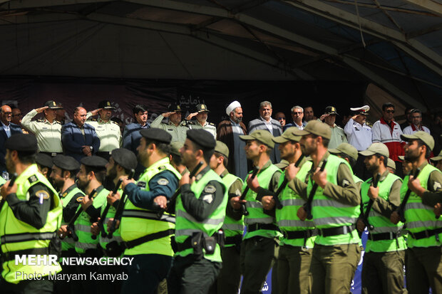 Grand Maneuver of Safe Mehr, Safe City in Tehran's Velayat Park 