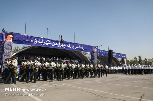 Grand Maneuver of Safe Mehr, Safe City in Tehran's Velayat Park 