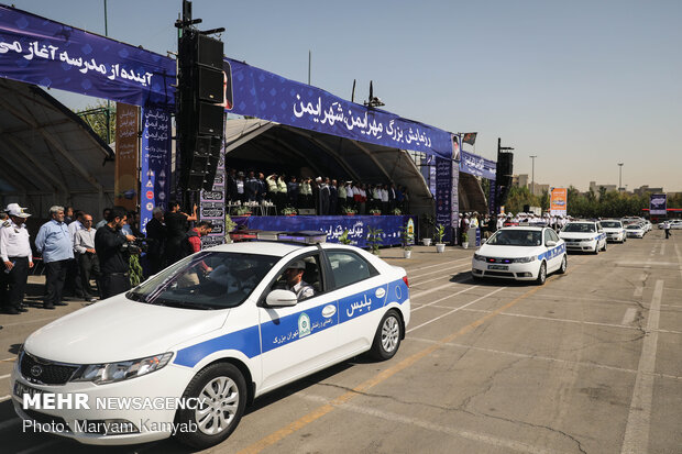 Grand Maneuver of Safe Mehr, Safe City in Tehran's Velayat Park 