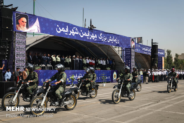 Grand Maneuver of Safe Mehr, Safe City in Tehran's Velayat Park 