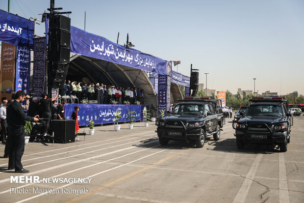 Grand Maneuver of Safe Mehr, Safe City in Tehran's Velayat Park 