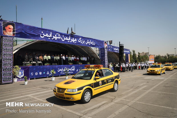 Grand Maneuver of Safe Mehr, Safe City in Tehran's Velayat Park 