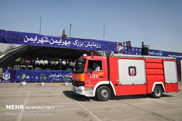 Grand Maneuver of Safe Mehr, Safe City in Tehran's Velayat Park 