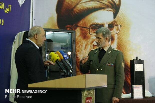 Inaugurating assembly line of military vehicles batteries