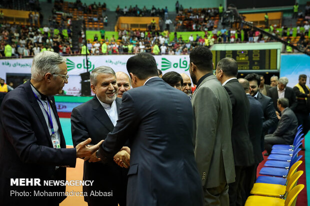 Trophy ceremony of Asian Volleyball C’ship