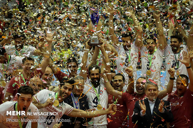 Trophy ceremony of Asian Volleyball C’ship