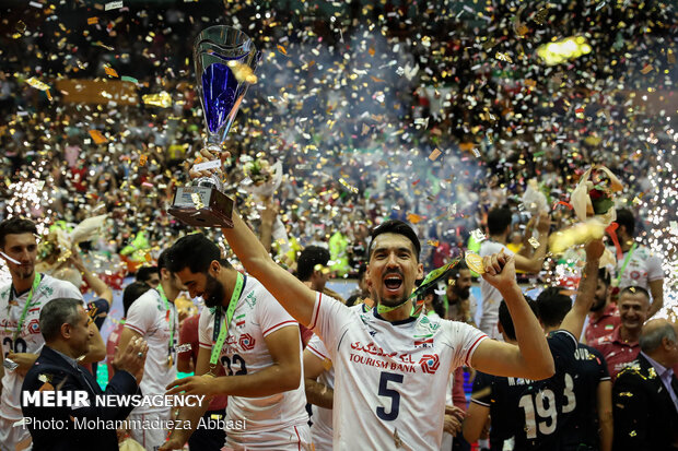 Trophy ceremony of Asian Volleyball C’ship