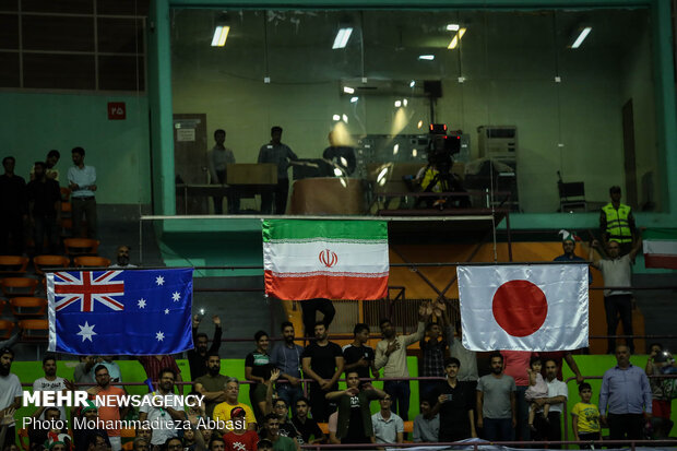 Trophy ceremony of Asian Volleyball C’ship