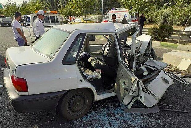 ۴ کشته به دلیل تصادف دو خودرو پراید در داراب