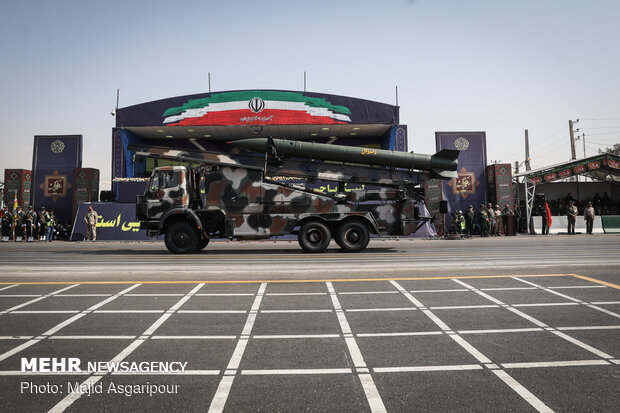 Massive military parade in Tehran