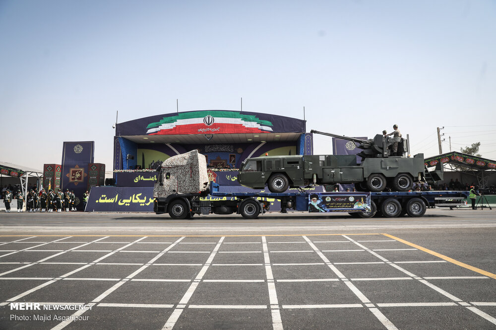 نمایش تجهیزات نیروی زمینی سپاه در تهران