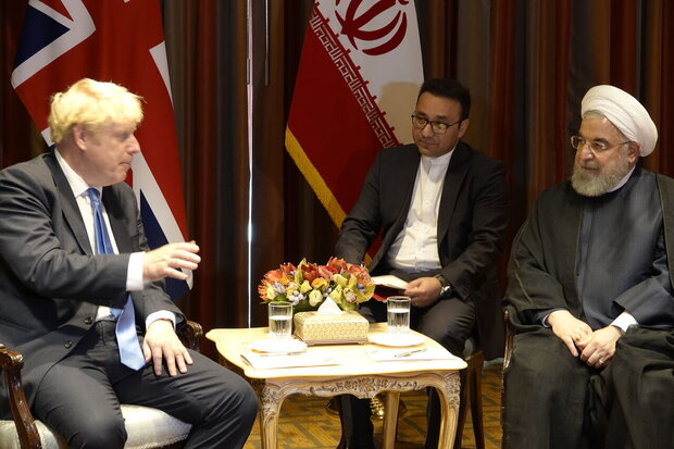 صدر روحانی کی بوریس جانسن سےملاقات میں تین یورپی ممالک پر شدید تنقید