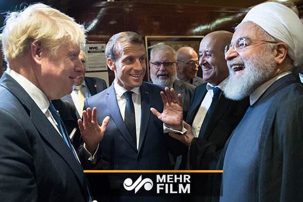 VIDEO: Sudden meeting of Iranian, French and British leaders in NY