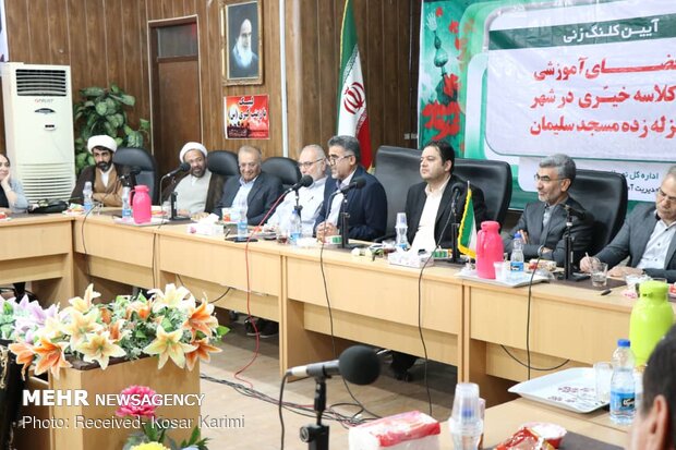 تقدیر از خیران مدرسه ساز مناطق زلزله زده مسجد سلیمان