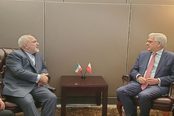 Zarif meets with Polish counterpart on sidelines of UNGA in NY