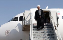 صدر حسن روحانی تہران پہنچ گئے