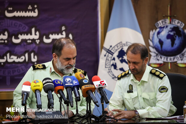 Head of Iranian Police’s international department press conference