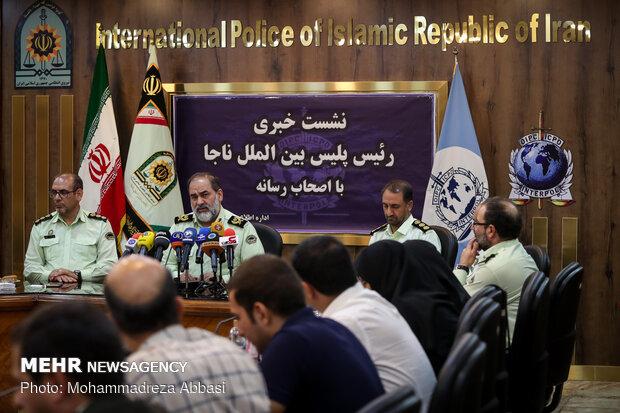 Head of Iranian Police’s international department press conference