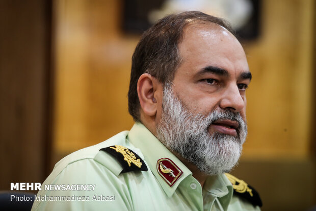 Head of Iranian Police’s international department press conference