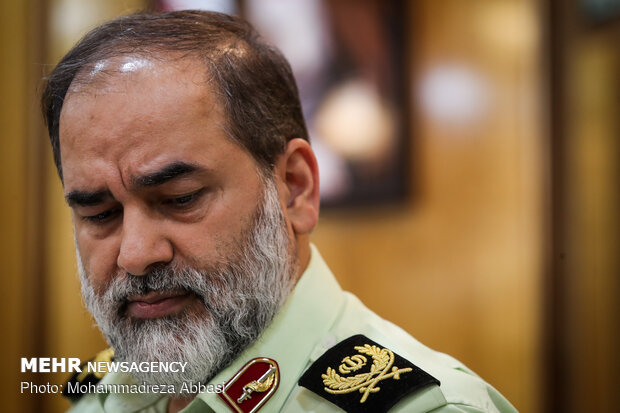 Head of Iranian Police’s international department press conference