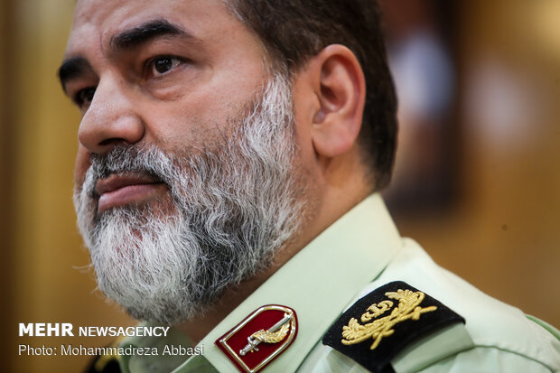 Head of Iranian Police’s international department press conference