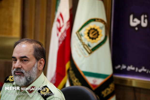 Head of Iranian Police’s international department press conference