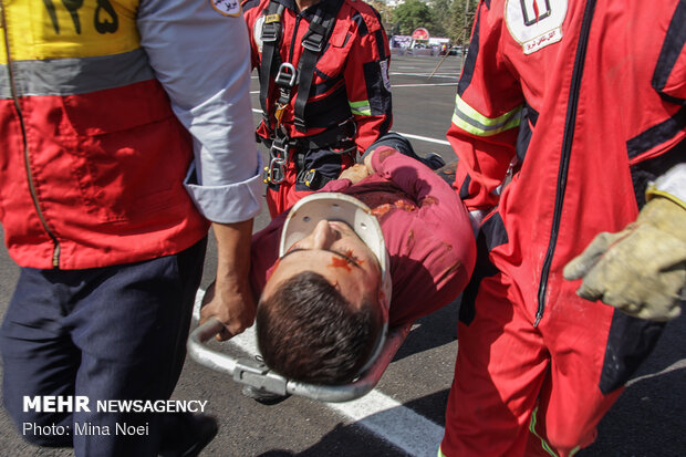 Firefighters commemorate National Firefighters' Day in Tabriz