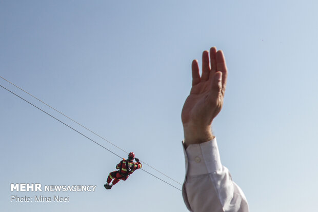 Firefighters commemorate National Firefighters' Day in Tabriz