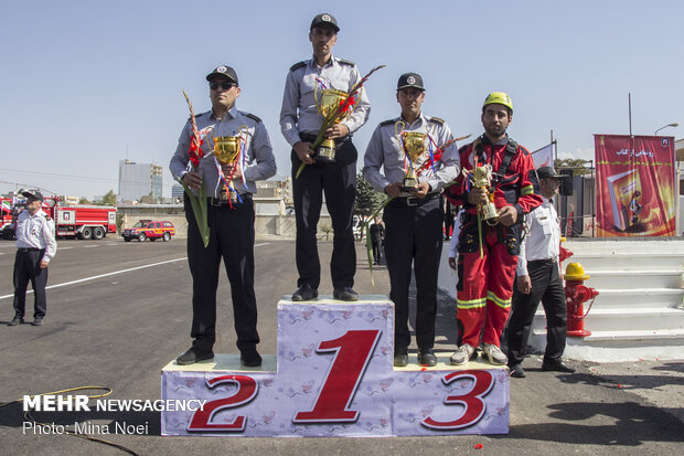 Firefighters commemorate National Firefighters' Day in Tabriz