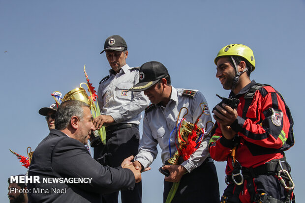 Firefighters commemorate National Firefighters' Day in Tabriz