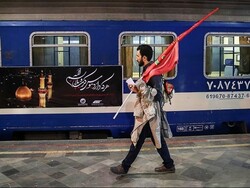 حرکت قطار فوق‌العاده یزد- خرمشهر به مناسبت اربعین حسینی