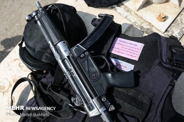 Training of Iranian’s police special unit