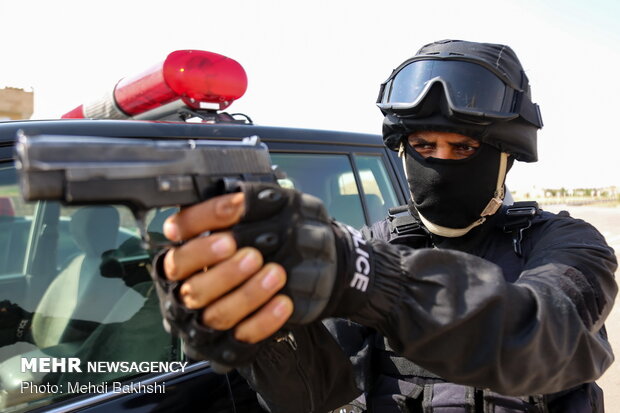 Training of Iranian’s police special unit