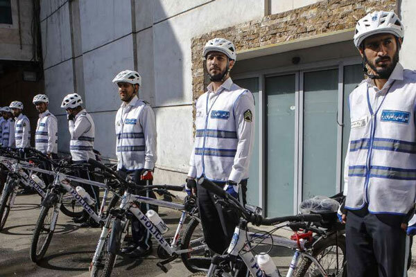 پلیس دوچرخه سوار در جاده سلامت ناژوان آغاز به کار کرد