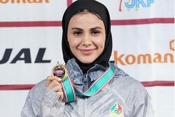 بانوی کاراته‌کای گیلانی در رده نهم انتخابی المپیک قرار گرفت