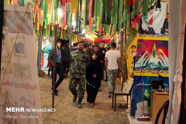 نمایشگاه رزمی فرهنگی والفجر ۸ در اردبیل