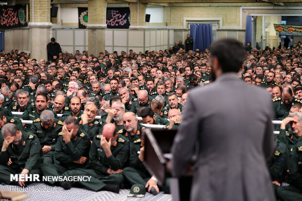 Leader's meeting with IRGC commanders