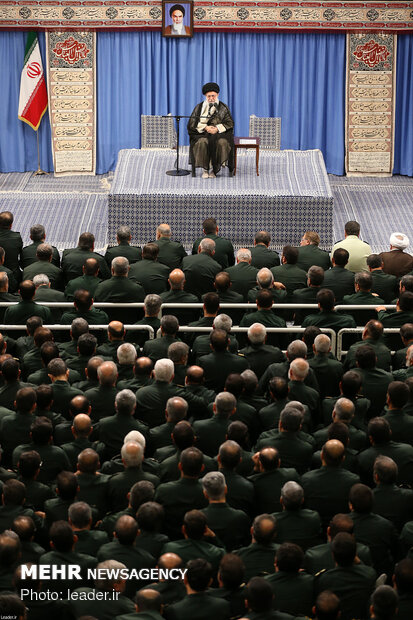 Leader's meeting with IRGC commanders