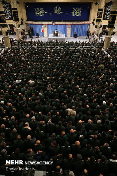 Leader's meeting with IRGC commanders