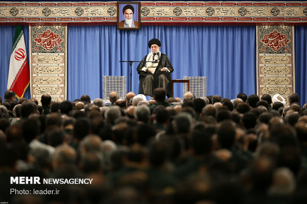 Leader's meeting with IRGC commanders