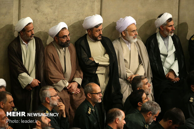 Leader's meeting with IRGC commanders