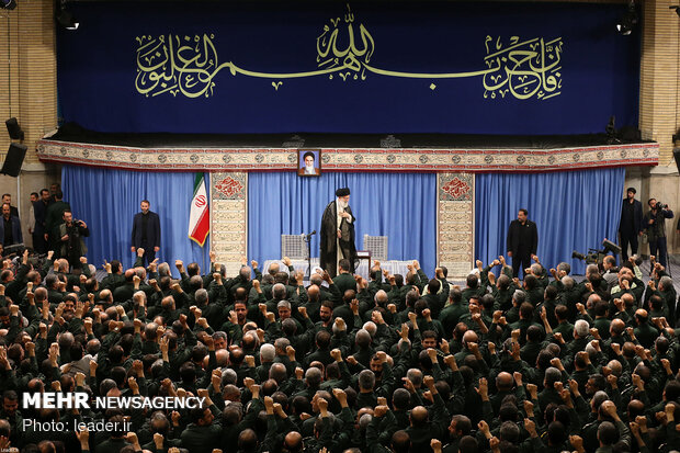 Leader's meeting with IRGC commanders