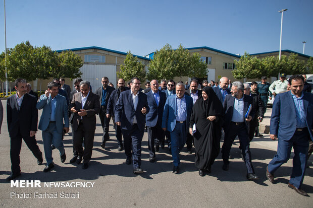سفر رضا رحمانی وزیر صنعت، معدن و تجارت به قزوین