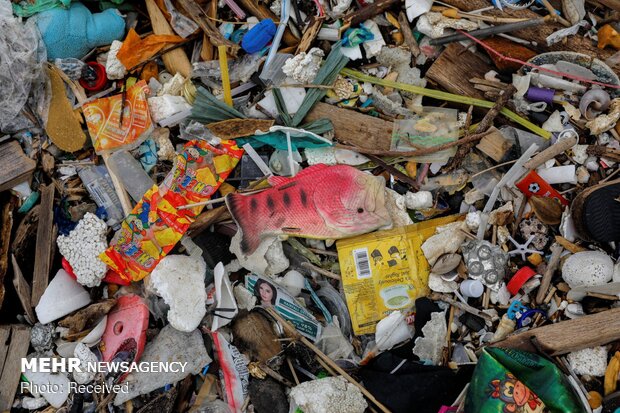 زباله های پلاستیکی در مانیل