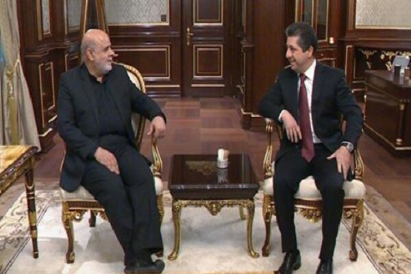 ناوەڕۆکی دیداری سەرۆک وەزیرانی هەرێمی کوردستان و باڵوێزی ئێران لە بەغدا