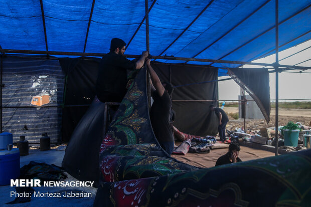 Chazabeh border, 15 days left to Arba’een mourning ceremonies