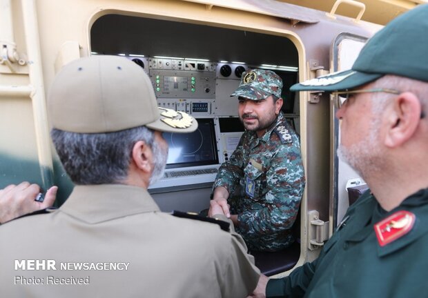 Iranian commander visits 'Persian Gulf Air Defense HQ'