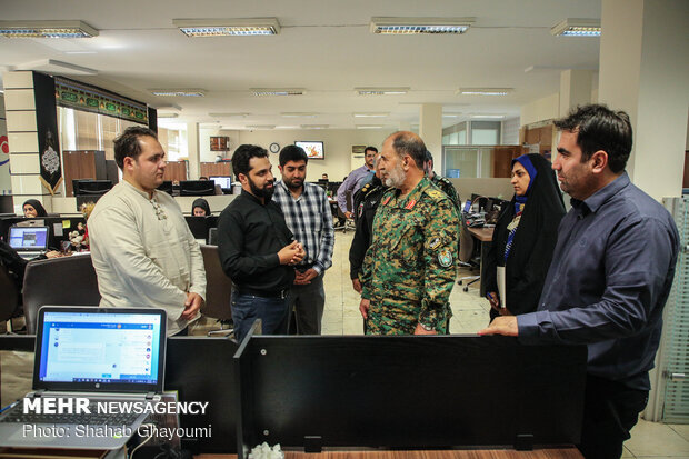 Police special unit cmdr. visits MNA HQ