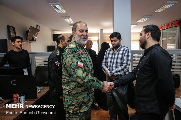 Police special unit cmdr. visits MNA HQ